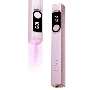 新设计高品质可充电粉色发光二极管无绳迷你紫外线灯 - Product Image 1