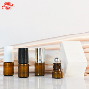 Amber 1ml 2ml 3ml <strong>5ml</strong> 10ml Roll on Bottles Leak-proof Cap <strong>Perfume</strong> Bottles Stainless Steel 10ml Roller Bottles - Product Image 5