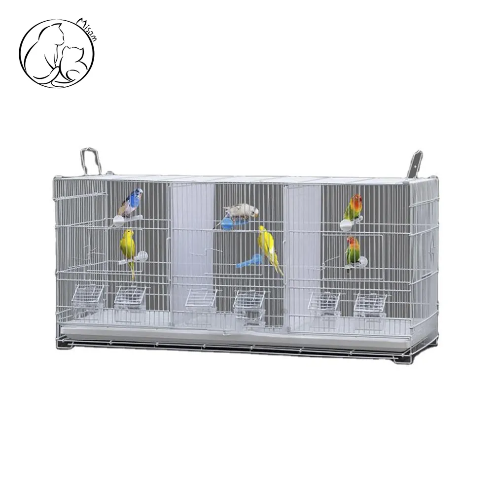 Misam Hot Bán có thể gập lại Finch Canary Pigeon lớn chăn nuôi lồng để bán Multilayer di chuyển mối nối tình yêu Bird lồng