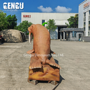 Hayat boyu Animatronic Walrus için müze/tema parkı | Uzaktan kumanda ile robotik Odobenidae | Su geçirmez tasarım | Özel siparişler - Product Image 5