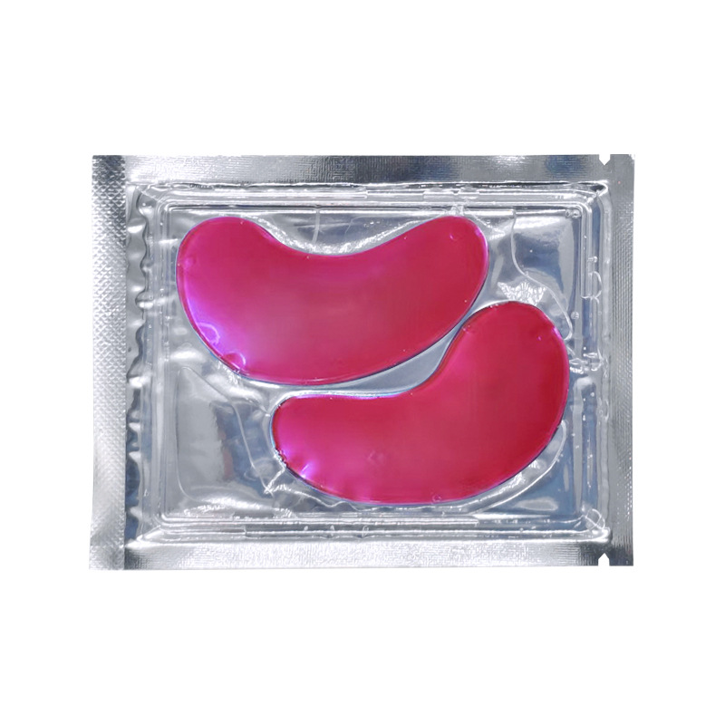 Masque pour les yeux rose rouge sac blanc