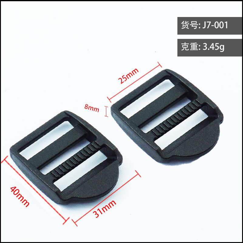 J7-001 Noir, diamètre intérieur 25 mm