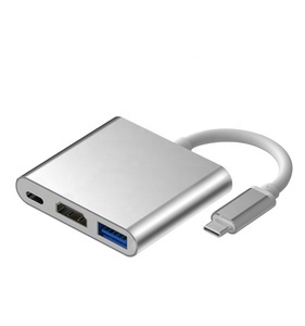 HDTV <strong>Type</strong> <strong>C</strong> 3 in 1 Charger Converter <strong>USB</strong> <strong>C</strong> Multiport <strong>Adapter</strong> With PD Port - Product Image 1