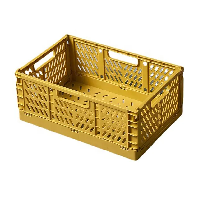 Collapsible shipping crates turnover basket plastic fold crate