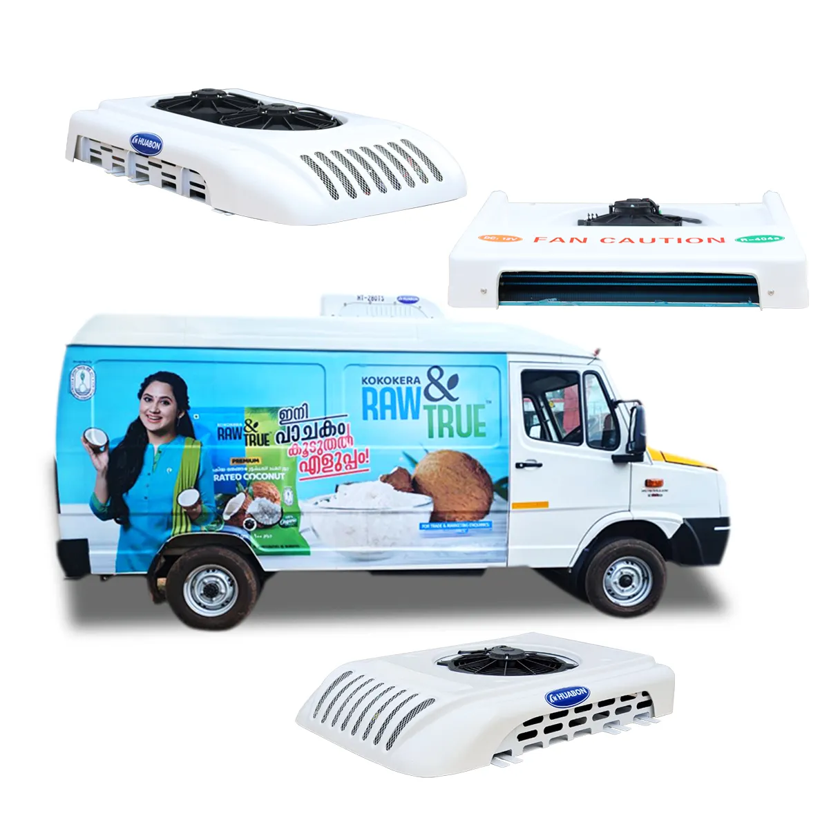 Unidades de refrigeração confiáveis para vans de carga 16-22m3 HT-380T unidades de refrigeração para vans de carga à venda