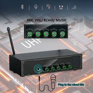 Home Singing Party Use <strong>TV</strong> Box Optical <strong>Input</strong> Coaxial <strong>Output</strong> Reverb Karaoke Microphone Wireless - Product Image 3