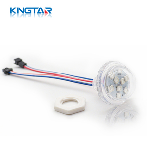 35mm Full Color RGB Pixel <strong>LED</strong> Lights Amusement <strong>LED</strong> Modules with IP67 <strong>DC</strong> <strong>12V</strong> Input ROHS Certified Blue <strong>Green</strong> Color Temperatures - Product Image 2