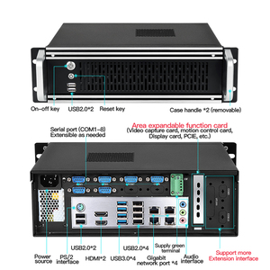 Custom fabbrica a parete industriale Computer PC Server cinese Feiteng 64GB DDR Desktop IPC Server - Product Image 2