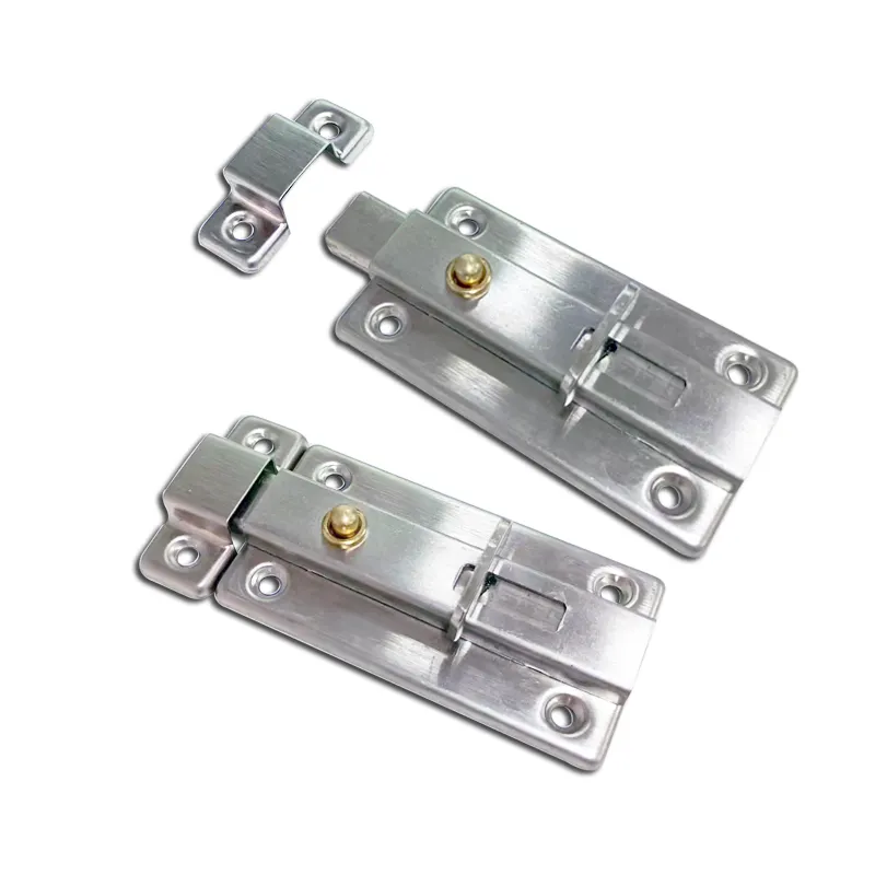 Automatic Spring Stainless Steel Latch Latch Door Clasp Manually Thickened Bright Security Clasp Old Wooden Door Toilet
