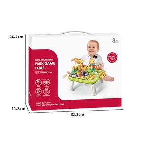 TOMMABO New Product Hot Selling Detachable Corner Variable Camellia Design Colorful <strong>Multi</strong> <strong>Functional</strong> Kids Puzzle <strong>Game</strong> <strong>Table</strong> - Product Image 6