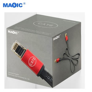 Rete per Computer Router domestico in rame puro Cat 8 placcato oro 40Gbps cavo ad alta velocità RJ45 maschio a maschio Cat8 Patch Cord - Product Image 1