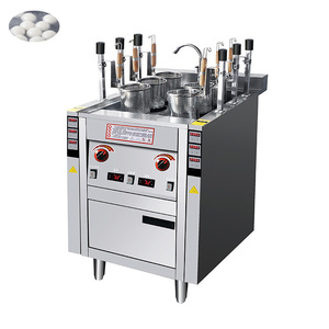 Makarna pişirici restoran mutfak çözüm 4 sepet makarna pişirici makine otomatik pilav makinesi erişte Ramen erişte ocak - Product Image 3