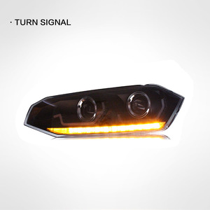 Yeni varış toptan üretim <span class=keywords><strong>LED</strong></span> far <span class=keywords><strong>VW</strong></span> Polo artı 2018-UP bifokal ışıkları projektörler far için uyar