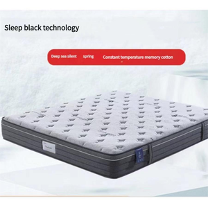 Latex Mattress Natural the World&amp;#39;<strong>s</strong> Hot Nano Technology Constant Temperature Deep <strong>Sleep</strong> Independent Spring Fabric Modern 25CM - Product Image 2