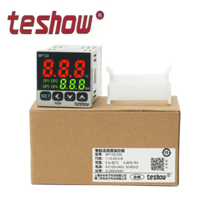 Controlador de temperatura y humedad digital Teshow MF133 con sensor plástico máximo Doble Canal 1 año de garantía compatible con OEM y ODM - Product Image 5