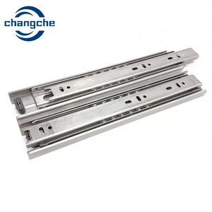 Telescopic <strong>Drawer</strong> <strong>Guide</strong> Channel <strong>Drawer</strong> Runner Triple Extension Soft Close <strong>Drawer</strong> <strong>Slide</strong> <strong>Rail</strong> for Kitchen Cabinet - Product Image 3