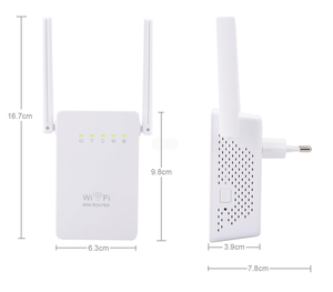 Wifi de montaje en pared de red Ethernet de red de comunicación rápido estable señales de 300Mbps Powerline adaptador - Product Image 4