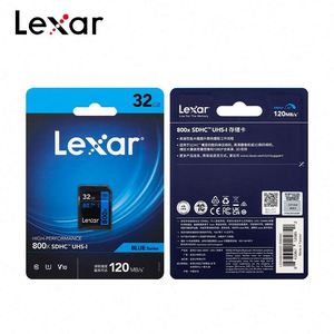 Original para Lexar alto rendimiento 800x tarjeta Sd 32GB 64GB 256GB 128GB tarjeta de memoria para tarjeta Flash de cámara - Product Image 4