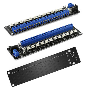 PCB017 3V-24V DC модуль распределения питания 12 каналов кнопочный переключатель - Product Image 2