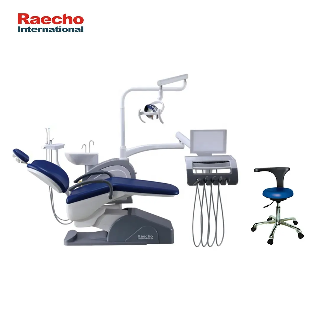 Unidad Dental de silla médica, Unidad Dental china con compresor de aire