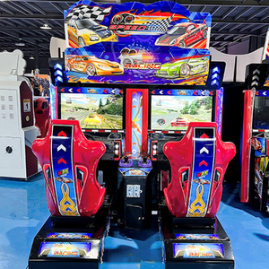 Entertainment Simulator Arcade 32 &quot;cool and Exciting Two-player Player Coin <strong>Game</strong> to Make Money and Sell Car <strong>Game</strong> Console