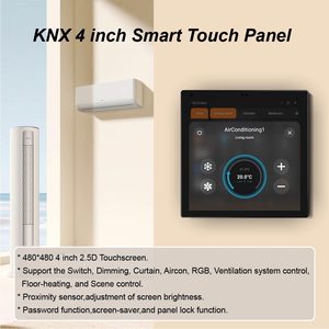4 pollici KNX Smart pannello di controllo per il sistema KNX illuminazione HVAC tende di scena di controllo per l'automazione domestica KNX gestione degli edifici - Product Image 4