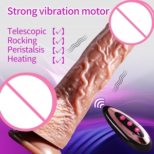 2025 vibratör 10 hızları çift fonksiyonlar isıtma yapay Penis kablolu salıncak Penis seks oyuncak kadın vantuz gerçekçi yapay Penis seks dükkanı %