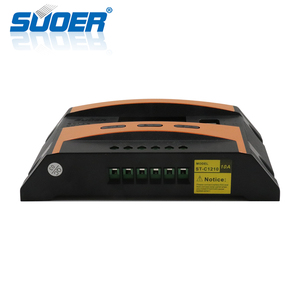 Suoer 10A 12V/24V PWM Controlador de carga solar con pantalla LED sistema de energía solar 12V kit solar - Product Image 6