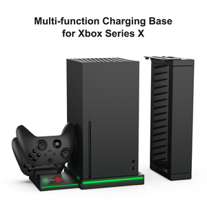 แท่นชาร์จคู่สำหรับ Xbox Series X พร้อมพัดลมระบายความร้อนที่ใส่แผ่นดิสก์สำหรับคอนโซลแนวตั้ง Xbox Series S - Product Image 6