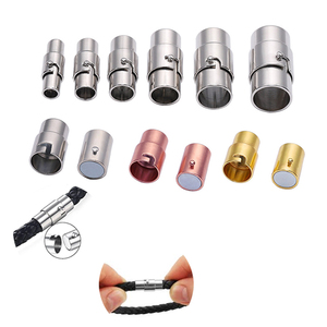不锈钢卡扣连接扣手链线端盖DIY磁性手镯珠宝制作磁扣 - Product Image 1