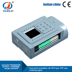 Huaqingjun 8DI 8DO Transistor <strong>Output</strong> 2-Channel Pulse <strong>Outputs</strong> DC12-24V PLC Porgrammable Logic <strong>Controller</strong> Stepper Motors - Product Image 4
