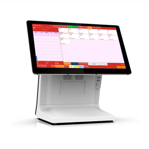 ماكينة POS ذات شاشة تعمل باللمس ونظام تشغيل ويندوز/نظام تشغيل أندرويد مزودة بشاشة مزدوجة لتسجيل الدفعة ونظام نقطة البيع - Product Image 1