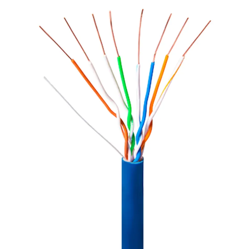 Cat5e-cable lan de cobre personalizado para interior y exterior, utp, 4pr, 24awg /cat6/cat6a/cat7, cca, 305mt