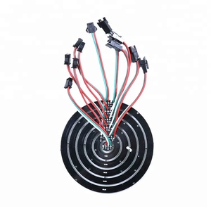 ไฟ RGB พิกเซลแบบโปรแกรมได้แอดเดรสดิจิตอล5050ไฟ5V Ws2812b Sk6812แผงวงจรดิจิตอล LED วงแหวนโมดูล