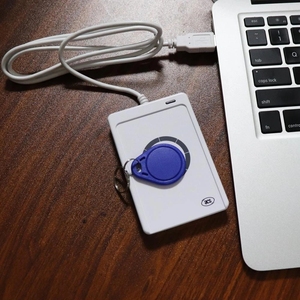 NFC-Leser USB ACR122U Kontaktloser Smart IC UID-Kartens ch reiber RFID-Tag-Karte Schlüssel anhänger Schlüssel kopierer - Product Image 3