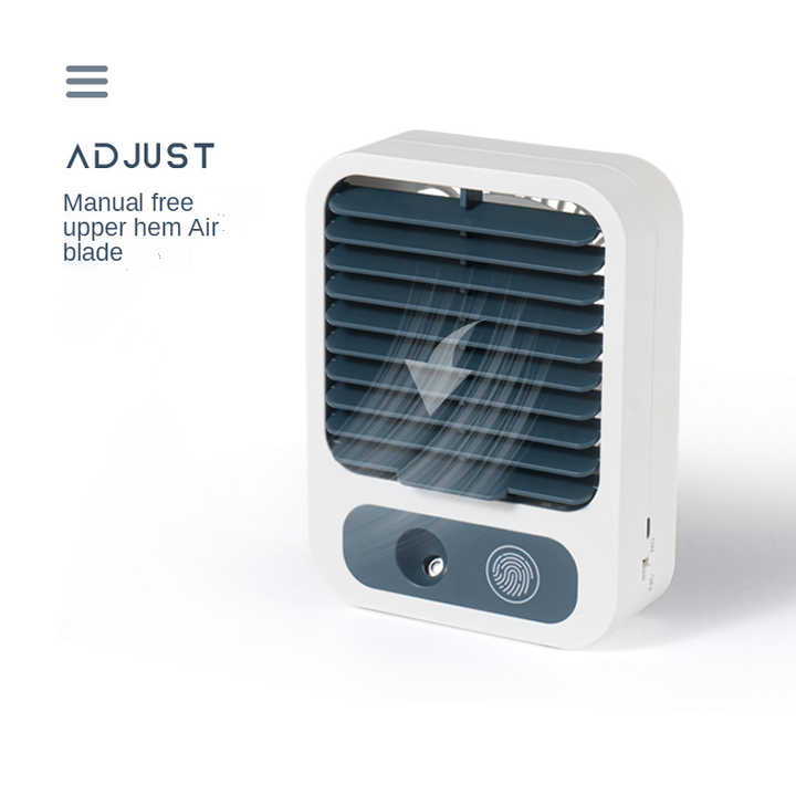 Humidificador de habitación de alta calidad, ventilador portátil recargable por USB, miniventilador de niebla