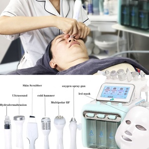 Yeni yüksek kaliteli dermabrazyon makinesi çok fonksiyonlu oksijen 7 in 1 yüz derin temiz Hydra güzellik yüz makinesi - Product Image 3