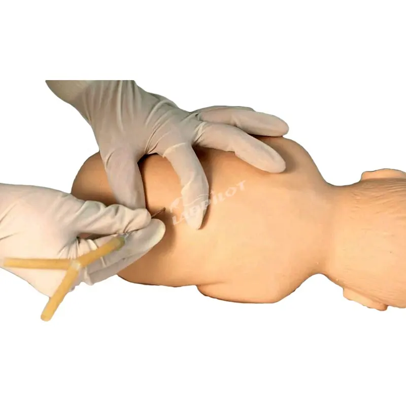 Muñeca de entrenamiento de punción Lumbar infantil de alta calidad, maniquí pediátrico para el cuidado de enfermeras médicas