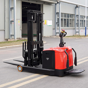 1.0-2.0T Electric Pallet <strong>Stacker</strong> with Ride-on Platform with <strong>CE</strong> Certification - Product Image 3