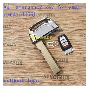 อะไหล่กุญแจฉุกเฉินสำหรับ Audi กุญแจสำหรับสมาร์ทการ์ด (HU66) - Product Image 2