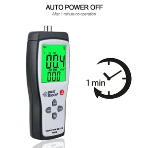 Medidor de vibración digital AS63B vibrómetro probador de mano con medición de velocidad de aceleración - Product Image 5