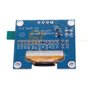 0,96 "OLED-Display (128x64) - I2C SSD1306 Treiber für Arduino/Raspberry Pi