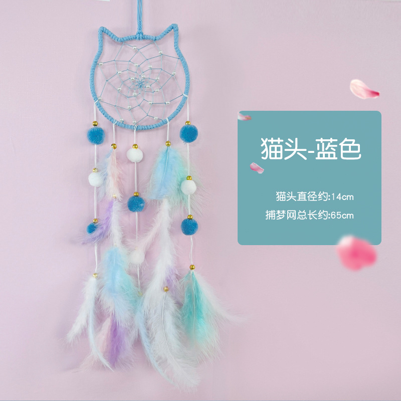 Cat head-blue