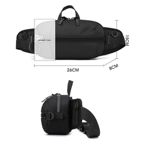 WEPOWER erkekler spor bel çantası basit tek omuz Satchel - Product Image 4