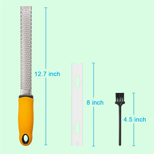 Profesyonel zesting araçları çok fonksiyonlu mutfak peynir havuç sebze rende el limon zester koruyucu kapak - Product Image 3