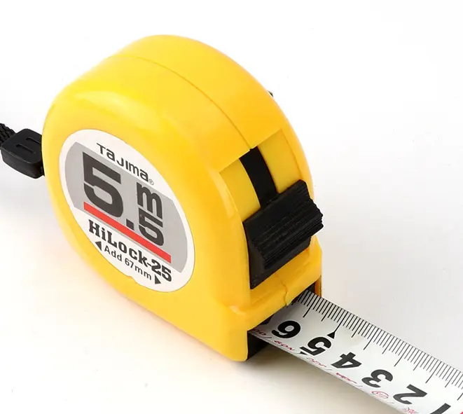 工場供給自動巻尺ビルダー測定テープロック格納式メートル法