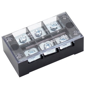 Fabricante 600V TB Series Terminales de tornillo de valla de tipo fijo 15A 25A 45A Bloque de terminales de barrera de doble fila - Product Image 5