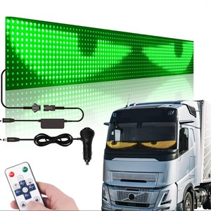 トラックの目の画面プログラム可能なアプリ制御フレキシブルLedサインボードLedデビルアイズLedパネル車のフロントガラスホテルレストラン - Product Image 1