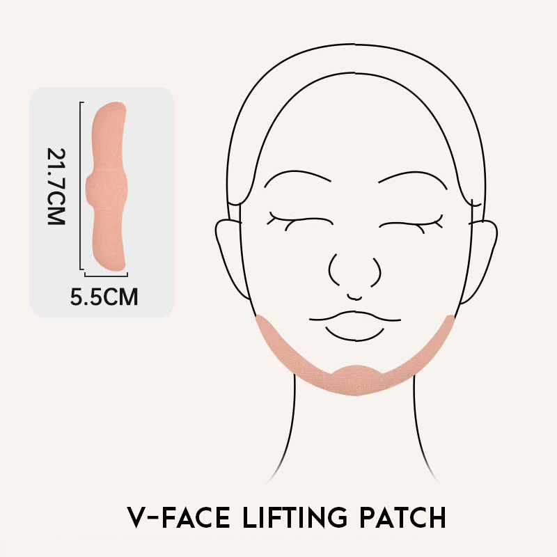 10 pcs/boîte V-FACE PATCH DE LEVAGE