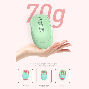 2.4GHz Wireless Rechargeable Noiseless <strong>Mouse</strong> Adjustable 1600 <strong>DPI</strong> Colour Pink <strong>Mouse</strong> Comfortable Right Handed <strong>Mouse</strong> - Product Image 6